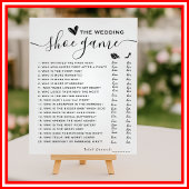 Wedding schoen spel Hij zei dat ze zei elegante sp Poster