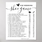Wedding schoen spel Hij zei dat ze zei elegante sp Poster (Voorkant)