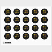 Wedding-schoenenmoeder van de bruidegom voor moede ronde sticker (Vel)