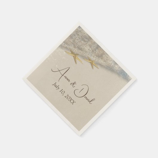 Wedding Seashore Starfish Servet (Hoek)