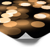 Wedding Seating Chart Gold Hollywood Glam Poster (Hoek)