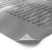 Wedding Seating Chart Romantic Destiny's Destiny Poster (Hoek)