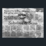 Wedding Seating Chart Romantic Destiny's Destiny Poster<br><div class="desc">Destiny Destiny's</div>