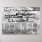 Wedding Seating Chart Romantic Destiny's Destiny Poster (Voorkant)
