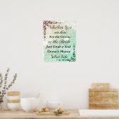 Wedding Seating Chart, Sit "where"-Poster Poster (Keuken)