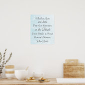 Wedding Seating Chart, Sit "where"-Poster Poster (Keuken)