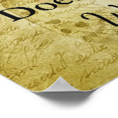 Wedding Seating Chart, Sit "where"-Poster Poster (Hoek)