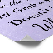 Wedding Seating Chart, Sit "where"-Poster Poster (Hoek)