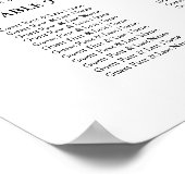 Wedding Seating Plan Board Elegant 12 Tables Poster (Hoek)