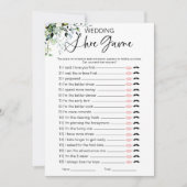 Wedding Shoe Vrijgezellenfeest spel Kaart (Voorkant)