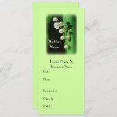Wedding Shower Green Invitation Lily van de Valley Kaart (Voorkant / Achterkant)