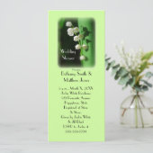Wedding Shower Green Invitation Lily van de Valley Kaart (Staand voorkant)