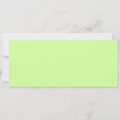 Wedding Shower Green Invitation Lily van de Valley Kaart (Achterkant)