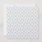 Wedding Shower in Blue Floral Kaart (Achterkant)