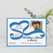 WEDDING SHOWER - INVITATIE KAART (Staand voorkant)