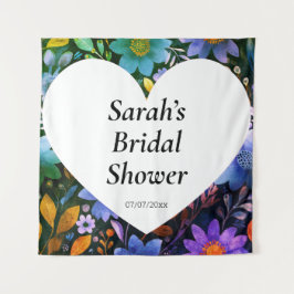 Wedding shower wall poster personalized wandkleed