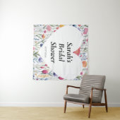 Wedding shower wall poster personalized wandkleed (In Situ (horizontaal))
