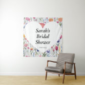 Wedding shower wall poster personalized wandkleed (In situ)