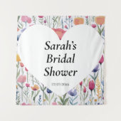 Wedding shower wall poster personalized wandkleed (Voorkant)