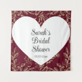 Wedding shower wall poster personalized wandkleed (Voorkant)