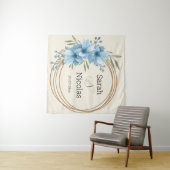 Wedding shower wall poster personalized wandkleed (In Situ (horizontaal))