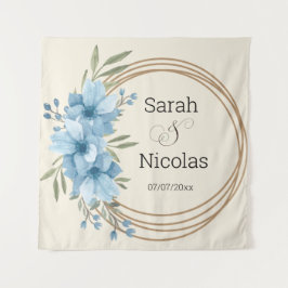 Wedding shower wall poster personalized wandkleed