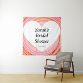 Wedding shower wall poster personalized wandkleed (In situ)