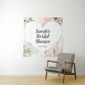 Wedding shower wall poster personalized wandkleed (In situ)