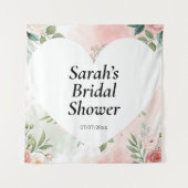 Wedding shower wall poster personalized wandkleed (Voorkant)