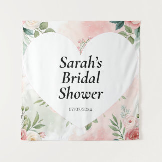 Wedding shower wall poster personalized wandkleed
