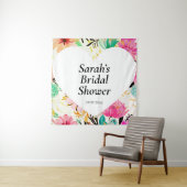 Wedding shower wall poster personalized wandkleed (In situ)