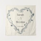 Wedding shower wall poster personalized wandkleed (Voorkant)