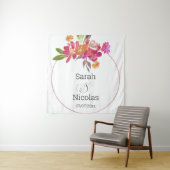 Wedding shower wall poster personalized wandkleed (In situ)