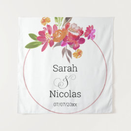 Wedding shower wall poster personalized wandkleed