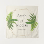 Wedding shower wall poster personalized wandkleed (Voorkant)