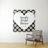 Wedding shower wall poster personalized wandkleed (In situ)