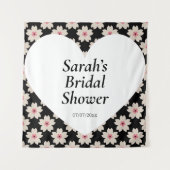 Wedding shower wall poster personalized wandkleed (Voorkant)