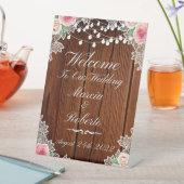 WEDDING SIGN RECLAMEBORD MET VOETSTUK (Insitu)