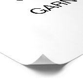 Wedding Signature Drink Dog Photo Poster (Hoek)