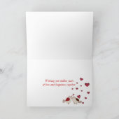 Wedding Song Feestdagen Kaart (Binnen)