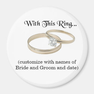 Wedding Souvenir Magnet