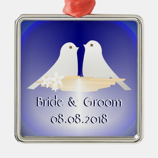 Wedding Souvenir Ornament (Voorkant)