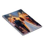 Wedding Sparklers | Marriage Celebration Painted Notitieboek (Rechterzijde)