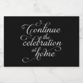 Wedding Sparkling Wijnetiket (Enkel label)