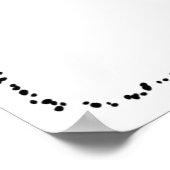 Wedding Special Event Seating Chart of Guestbook Poster (Hoek)