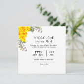 Wedding Square Gatefold Uitnodiging Kaart (Staand voorkant)