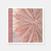 Wedding Standard Napkin Lovely Pinks en Lavenders Servet (Voorkant)