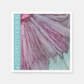 Wedding Standard Napkin Turquoise en Lavenders Servet (Voorkant)