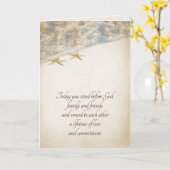 Wedding Starfish Kaart (Gele Bloem)