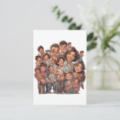 Wedding stationary personally kaart (Staand voorkant)